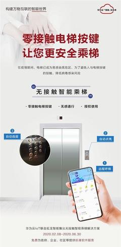 這下可以放心了！華為推出零接觸智能電梯，能自動選層